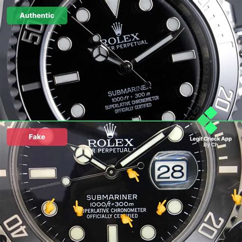 rolex submariner date real vs fake|rolex submariner counterfeit.